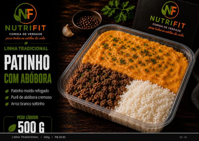 Patinho com Abóbora